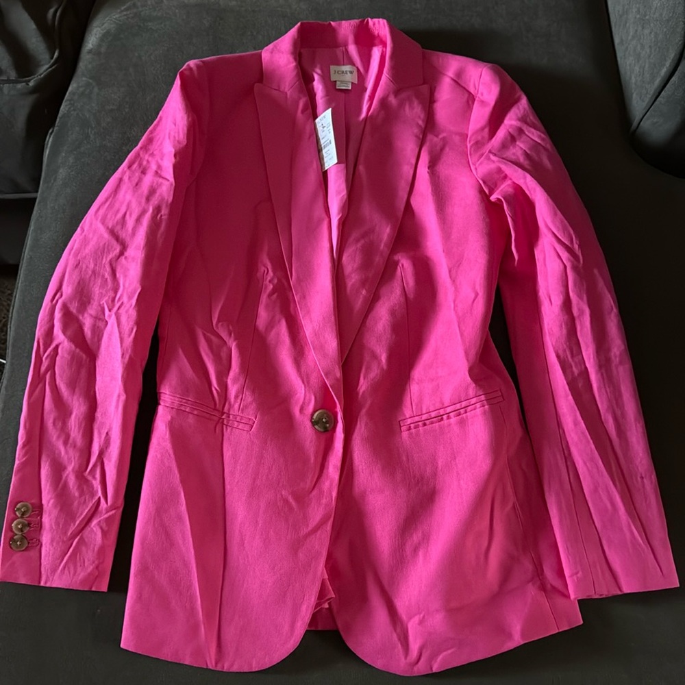 J. Crew Factory Linen Blazer